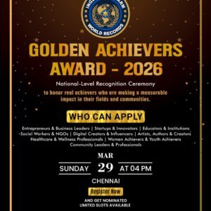 ICWR Golden Achievers Award - 2026
